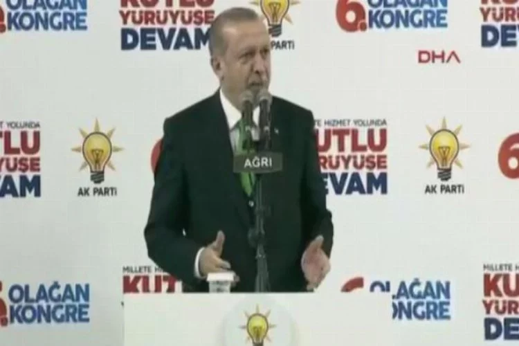Erdoğan'dan Ağrı'da son dakika mesajları