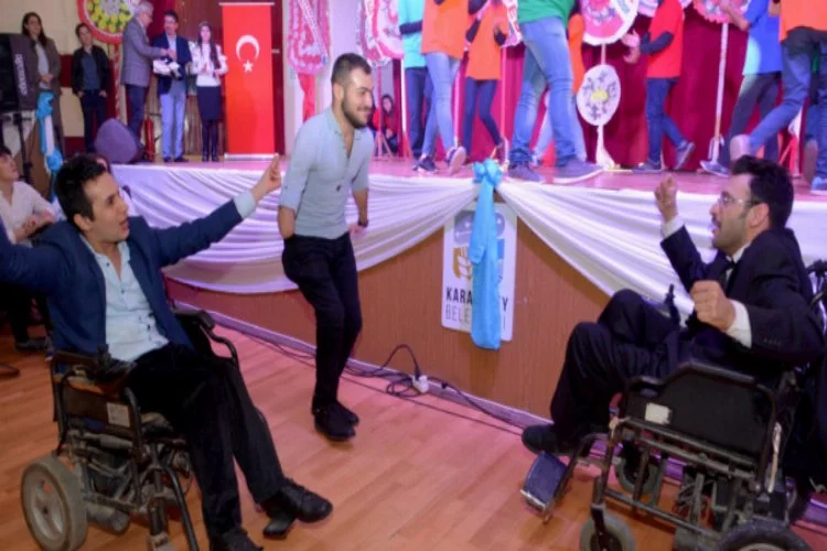Bursa'da engelli kardeşlerimiz gönüllerince eğlendi