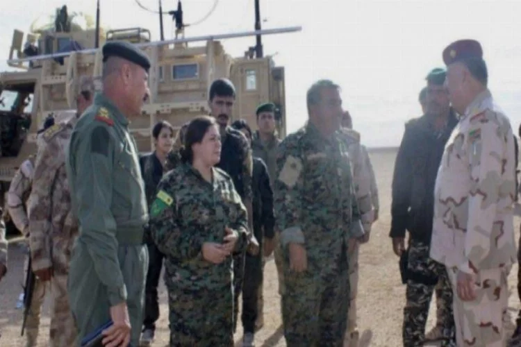 ABD'li, İngiliz ve Fransız askerler, YPG ve aşiret liderleriyle toplandı