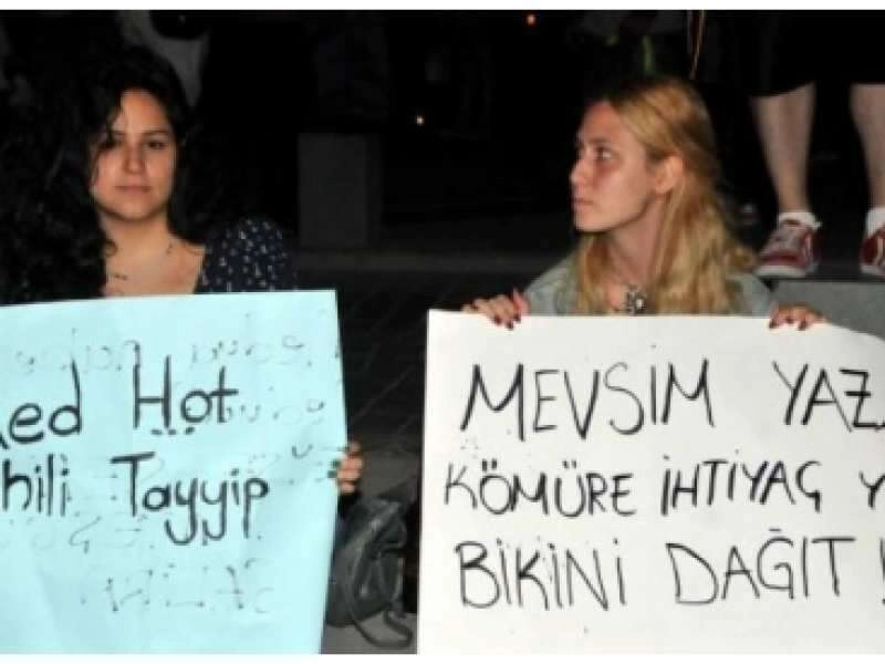 Gezi Parkı eylemlerinde öne çıkan ilginç pankartlar