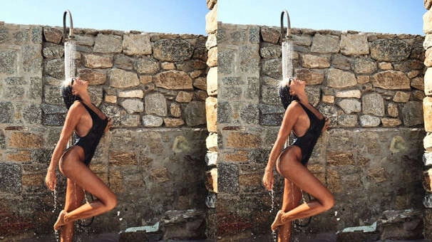 Eda Taşpınar'ın duş pozu olay oldu