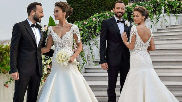 Bensu Soral, Hakan Baş evlendi! İşte muhteşem düğünden kareler...