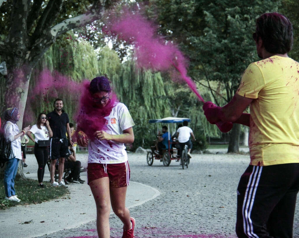 Bursa'da Renkli Koşu Festivali