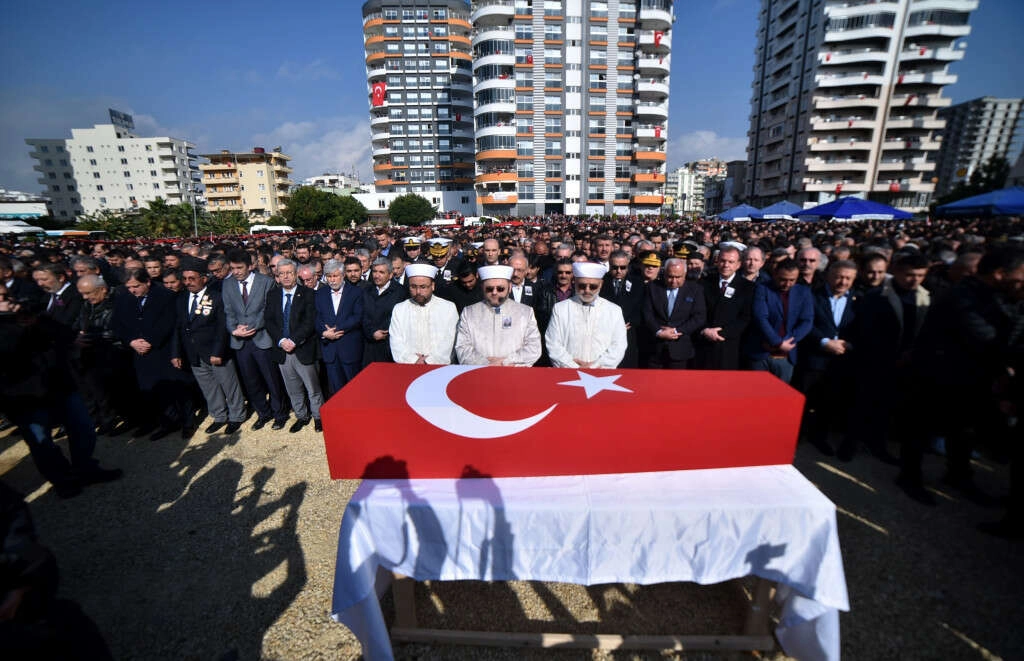 İdlib şehitlerine acı veda...