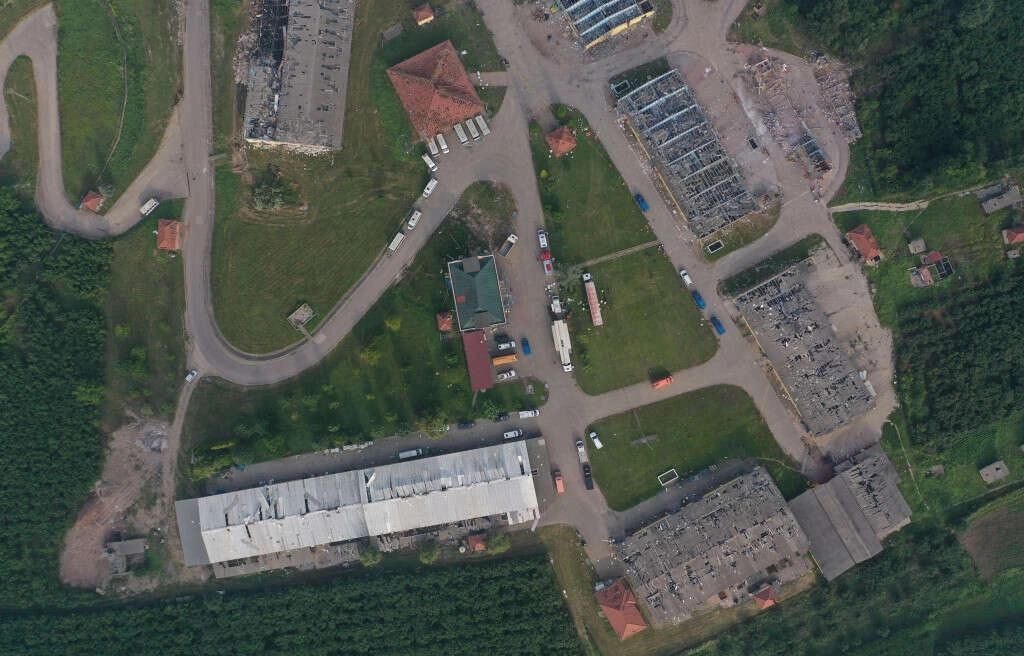 Havai fişek fabrikasındaki patlamadan fotoğraflar