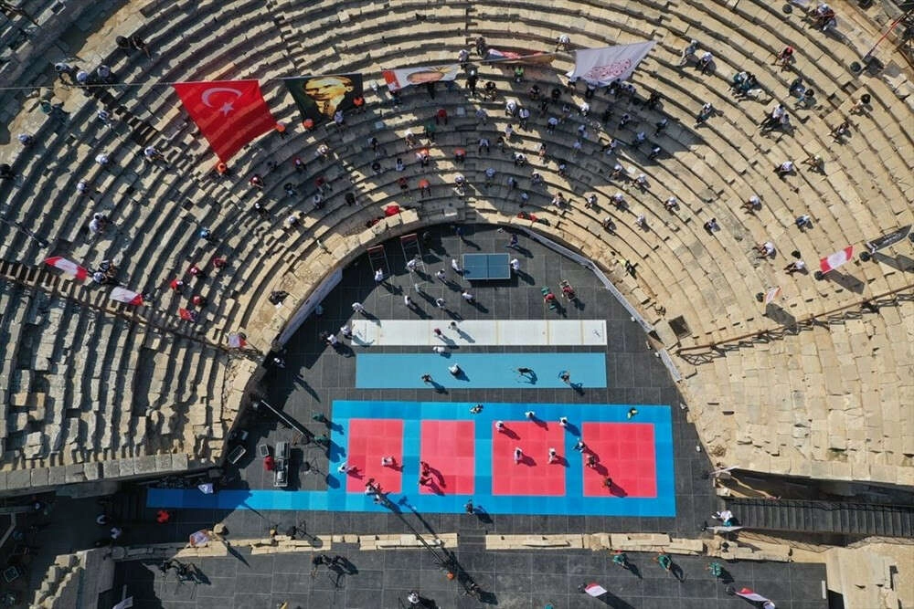 Patara Antik Kenti'nde spor etkinlikleri