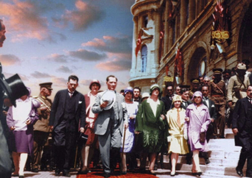 İşte Genelkurmay arşivinden renkli Atatürk fotoğrafları