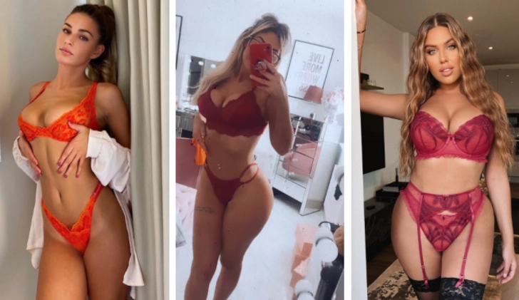 Ünlü isimler kırmızı iç çamaşırlarıyla poz verdi