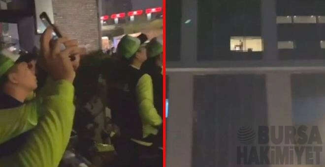 Pencere önünde cinsel ilişkiye giren çifti gören kalabalık telefona sarıldı!