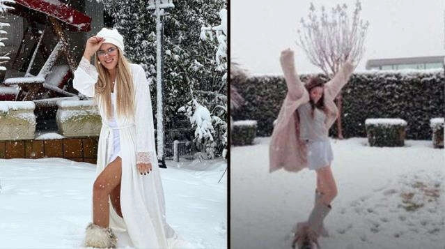 Ünlüler karın keyfini böyle çıkardı!