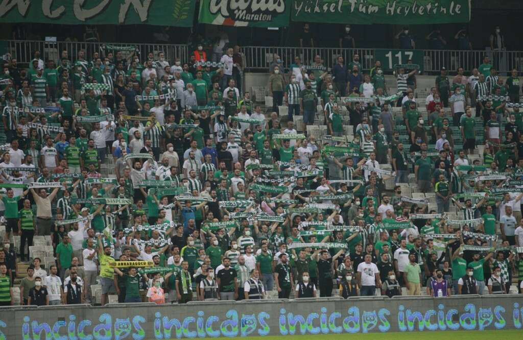 Bursaspor-Eyüpspor maçından kareler...