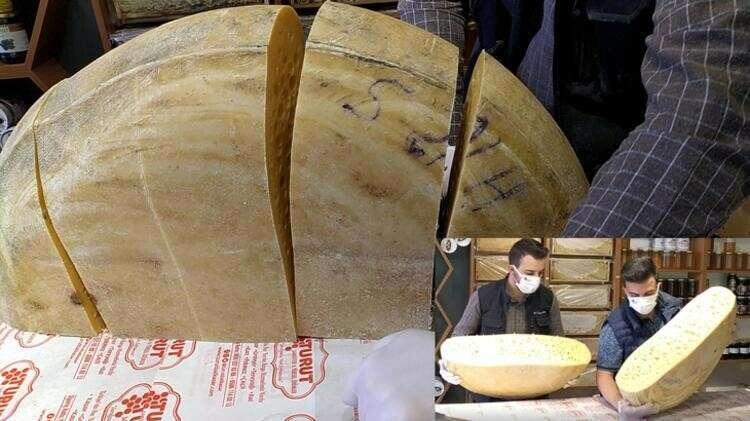 Sezonun ilk gravyer peyniri tezgahlarda yerini aldı!