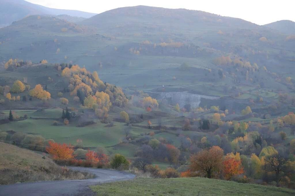 Sonbaharda Posof tablo gibi