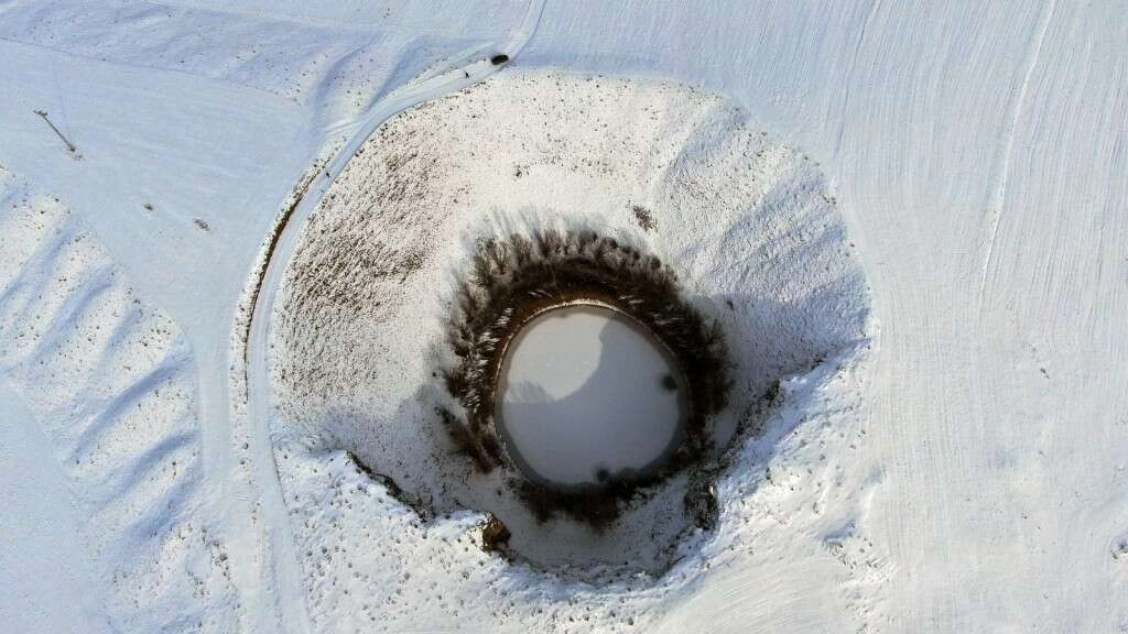 Zara'nın gölleri buz tuttu ortaya bu manzaralar çıktı