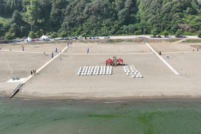 Bursa Karacabey'de 'Mavi Bayrak' sevinci