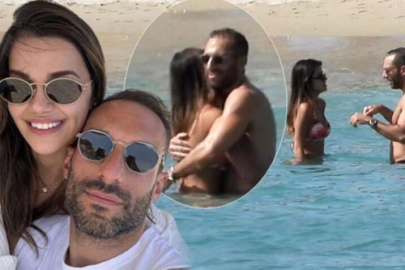 Allan Hakko ve sevgisi Selin Yağcıoğlu'nun Çeşme'de romantik anları