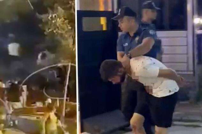 Beşiktaş’ta yüksek ses uyarısına uymadılar! Ortalığı birbirine kattılar