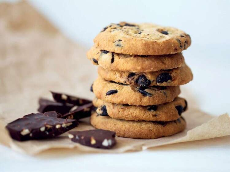 İçi Dolgulu Çikolatalı Fit Kurabiye