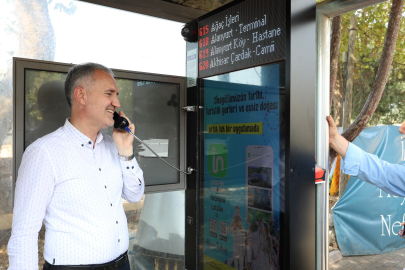 Bursa İnegöl’de ilk akıllı durak hizmete girdi