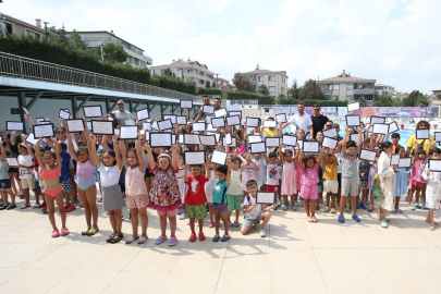 Bursa'da yaz spor okulları ile tatilleri dolu dolu geçti