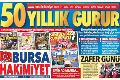 Bursa Hakimiyet Gazetesi 50 yaşında!