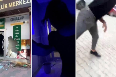 Taciz iddiasıyla masaj salonunu bastı, ortalığı savaş alanına çevirdi! 'Silahımı getirin'