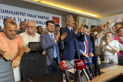 CHP Bursa İl Başkanı Nihat Yeşiltaş görevi devraldı