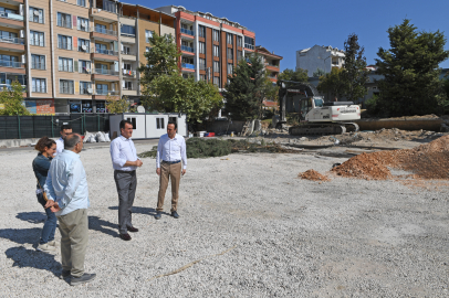 Bursa Osmangazi'de Emek spor tesisi hızla yükseliyor