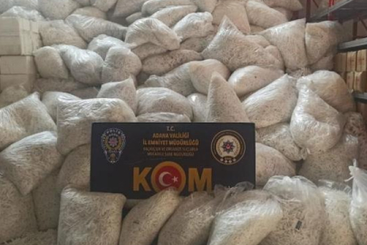 Adana'da kaçak 30 milyon 80 bin makaron ele geçirildi