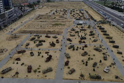 Karabağ Zaferi'nde ele geçiren mühimmatlar Savaş Ganimetleri Müzesi'nde sergileniyor