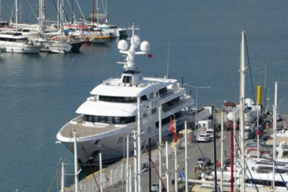 Rus milyarderin lüks yatı Fethiye’de