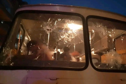 Gemlikspor taraftar otobüsüne saldırı!