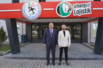 Bursa Orhangazi'de Başkan Bekir Aydın Taşıyıcılar Kooperatifi'nde