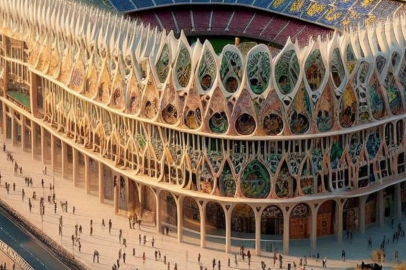 Yapay zeka Camp Nou stadını yeniden tasarladı