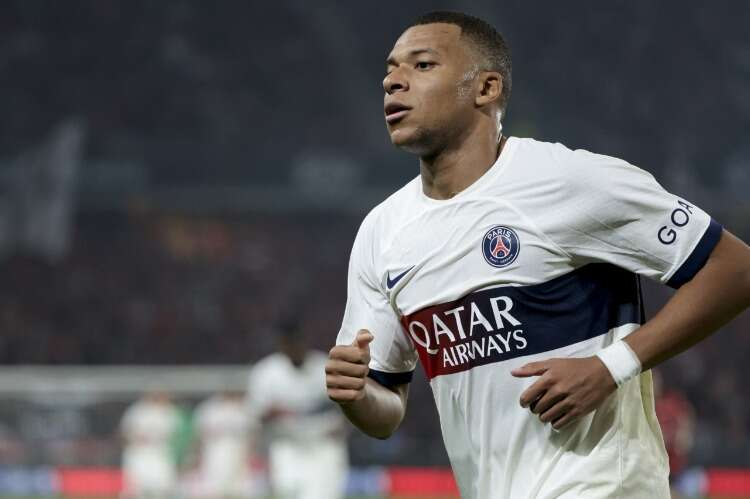 4) Kylian Mbappe - PSG