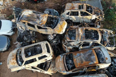 Hamas'ın baskın düzenlediği festival! Araçların hepsinde kurşun izleri görüldü