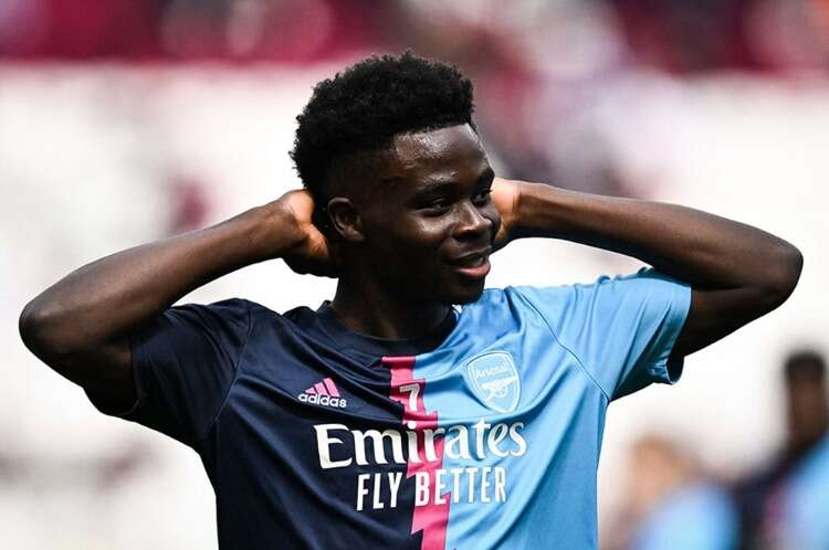 8-Bukayo Saka