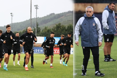 Beşiktaş'ta Rıza Çalımbay yönetiminde ilk antrenman