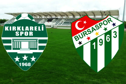 Bursaspor, Kırklarelispor'a konuk oldu