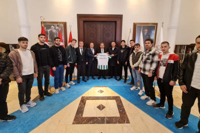 Vali Ekici’ye teşekkür ziyareti