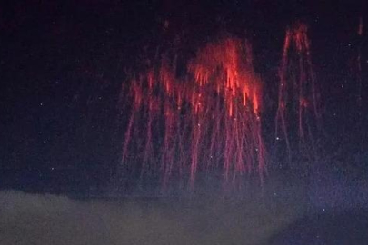 Kızıl cin Türkiye'de! Büyüleyici manzara