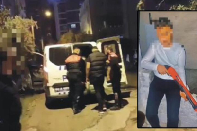 Osmaniye'de skandal görüntü! Silahlarıyla yakalandı