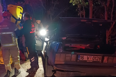 Bursa'da otomobil ile traktör çarpıştı: 1 ağır yaralı