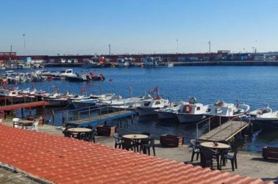 Tekirdağ'da etkili olan lodos kızıl yosunları beraberinde getirdi