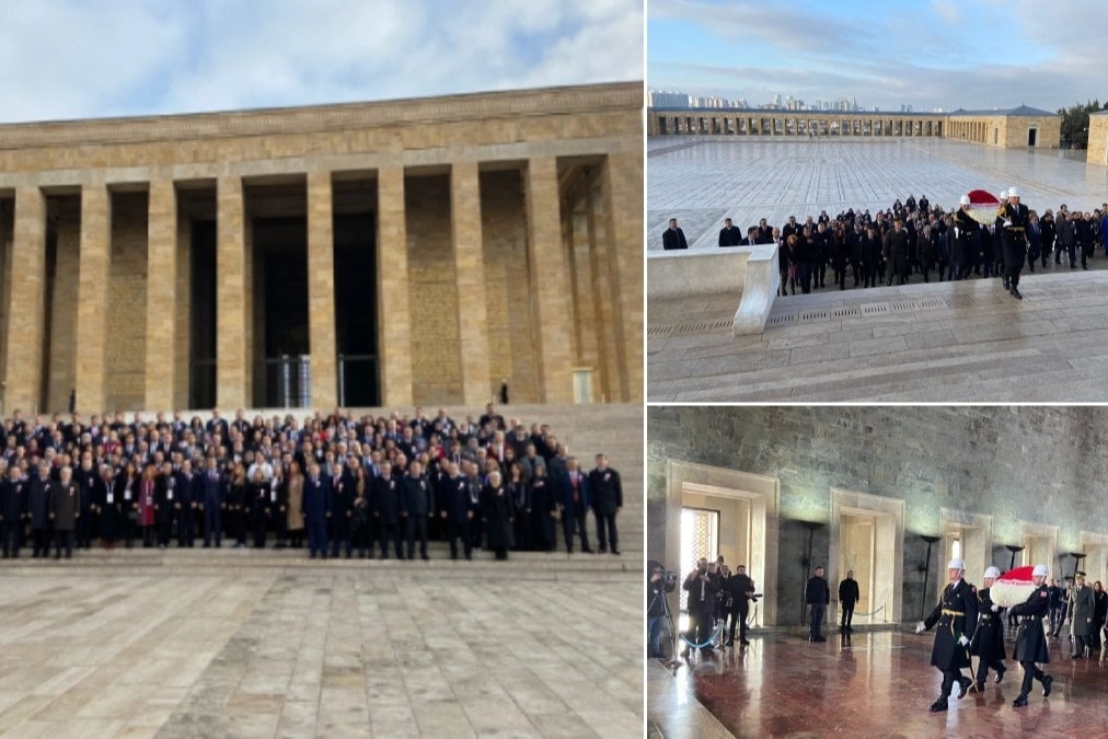 81 ilden öğretmenler akın etti: Başöğretmene kutlu ziyaret