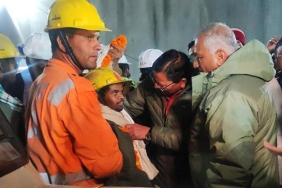 Çöken tünelde mahsur kalmışlardı! Hindistan'da 17 gün sonra bir mucize yaşandı