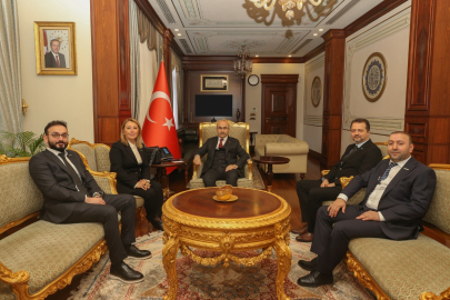 TEKSİDER yönetiminden Bursa Valisi Demirtaş'a ziyaret
