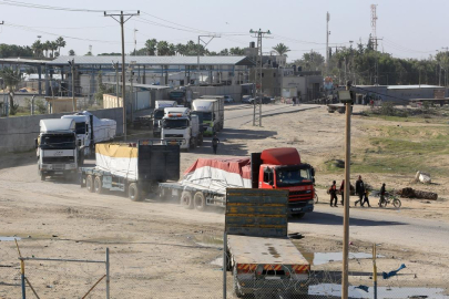 Abluka altındaki Gazze Şeridi'ne, salı günü 200 tır insani yardım ulaştı