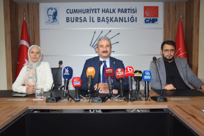 CHP Bursa İl Başkanı Yeşiltaş: 'Recep Tayyip Erdoğan' kanunlarına karşı hukuku savunuyoruz