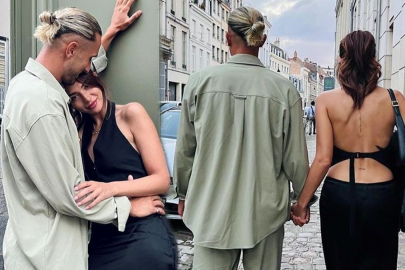 Futbolcu Yusuf Yazıcı ve Melisa Aslı Pamuk'tan aşk pozu!